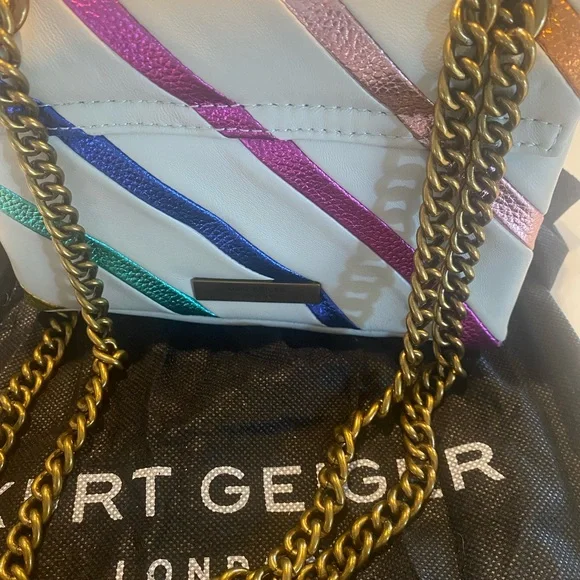 Kurt Geiger Multicolor Mini metallic Kensington- crossbody or shoulder bag - Picture 2 of 11